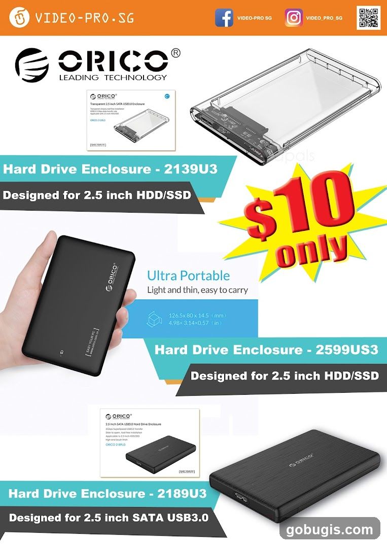 ORICO Hard Drive Enclosures