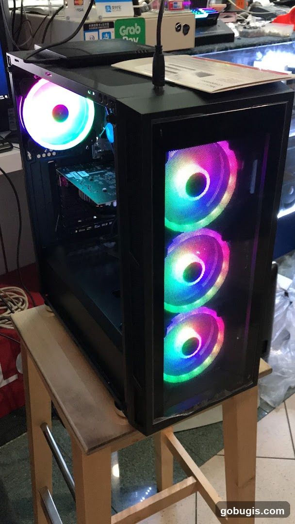 Computer Tower with RGB Fans