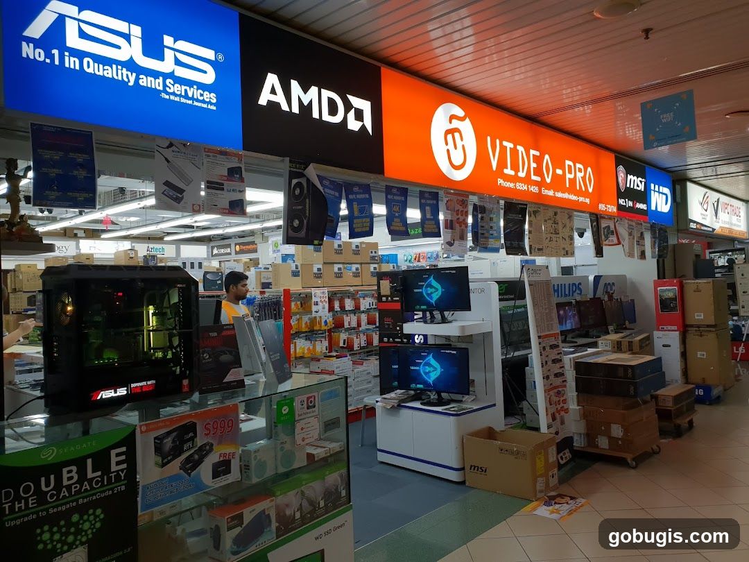 Computer Store Interior