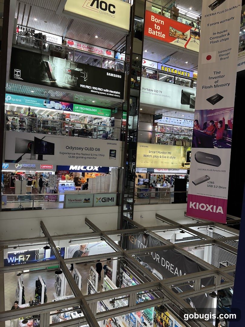Electronics Store Interior