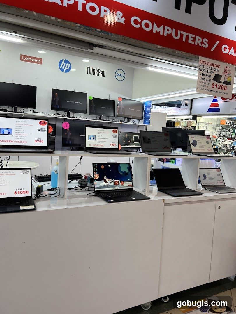 Computer Store Display