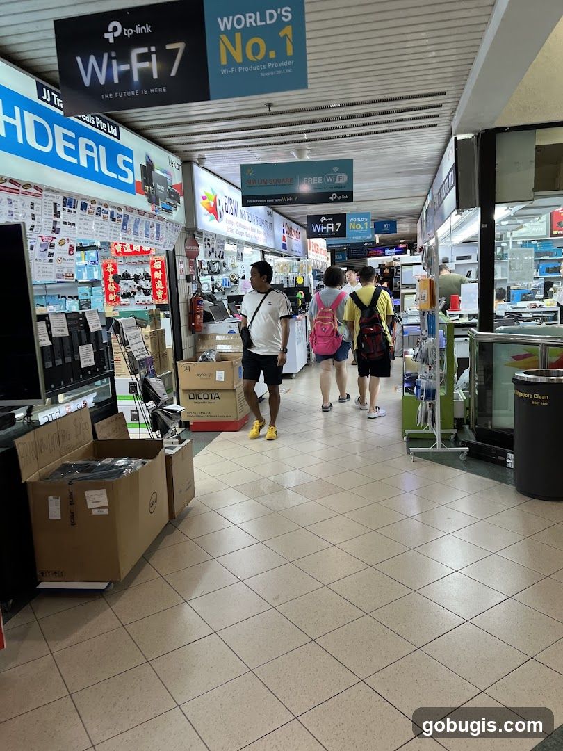 Electronics Store Corridor