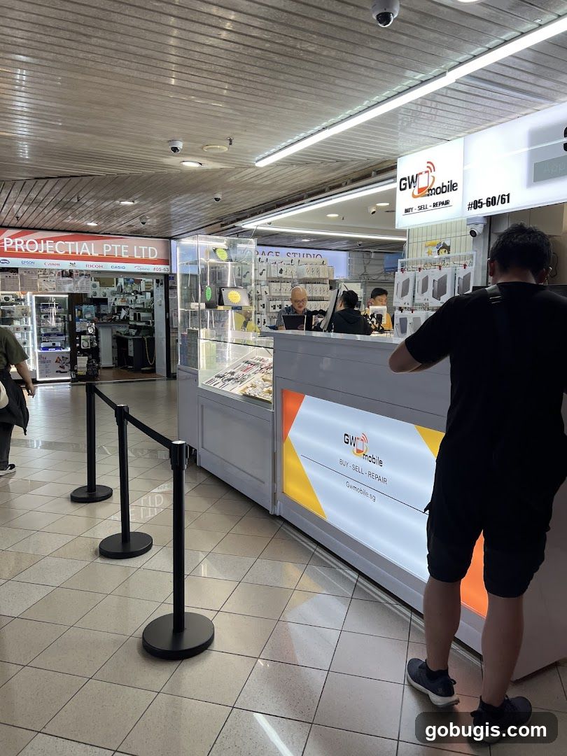 Mobile phone store
