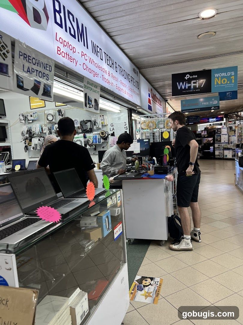 Electronics Store Interior