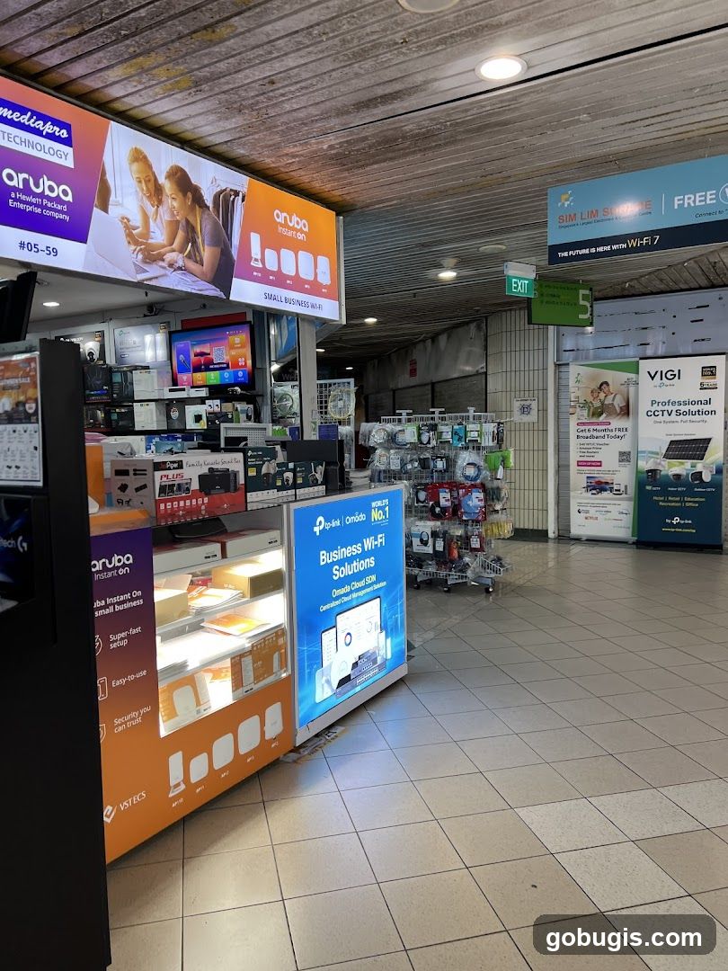 Electronics Store Display