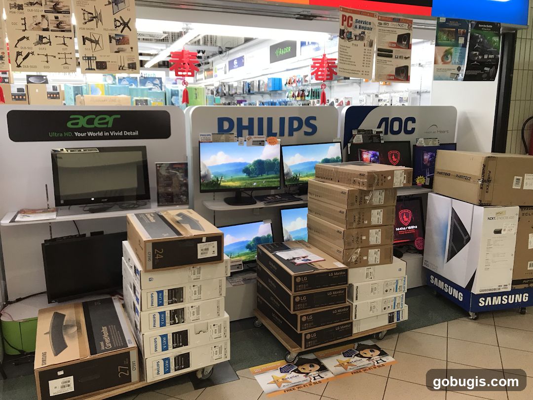Electronics Store Display