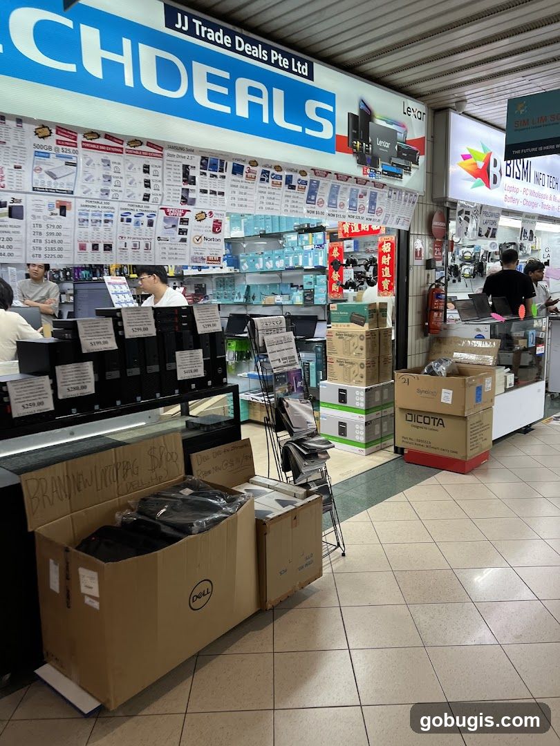 Electronics Store Interior