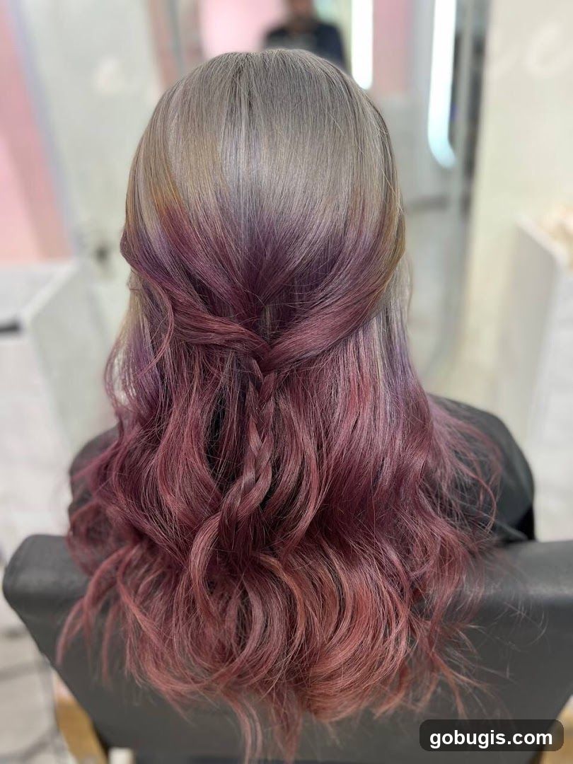 Woman with Ombre Hair