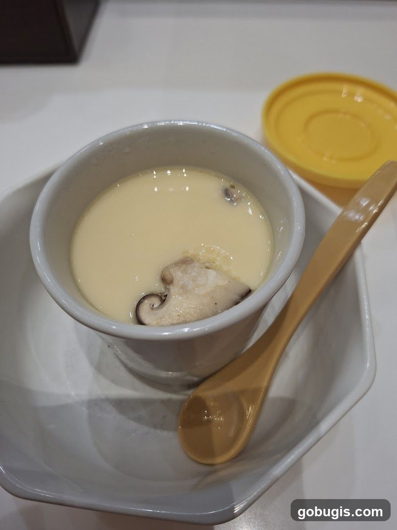 Steamed Custard with Mushroom