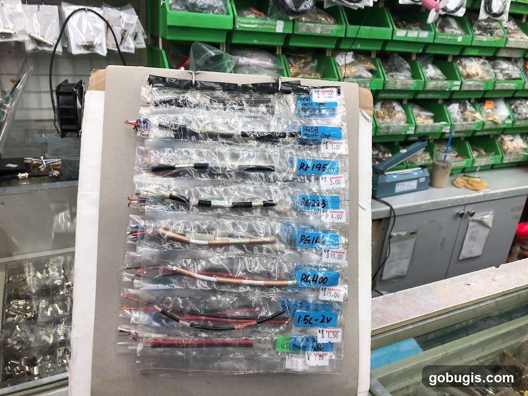 Cables and Components Display