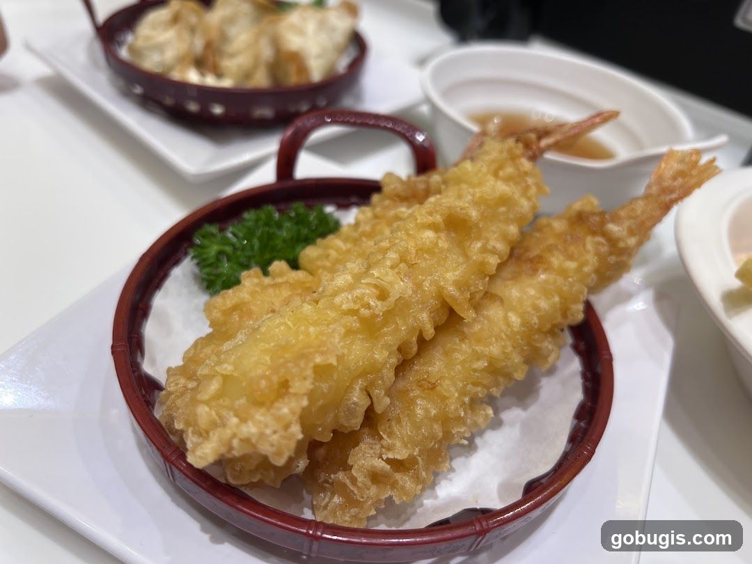 Tempura Shrimp and Gyoza