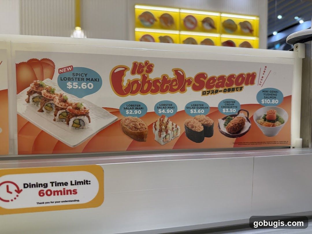 Lobster Season Menu