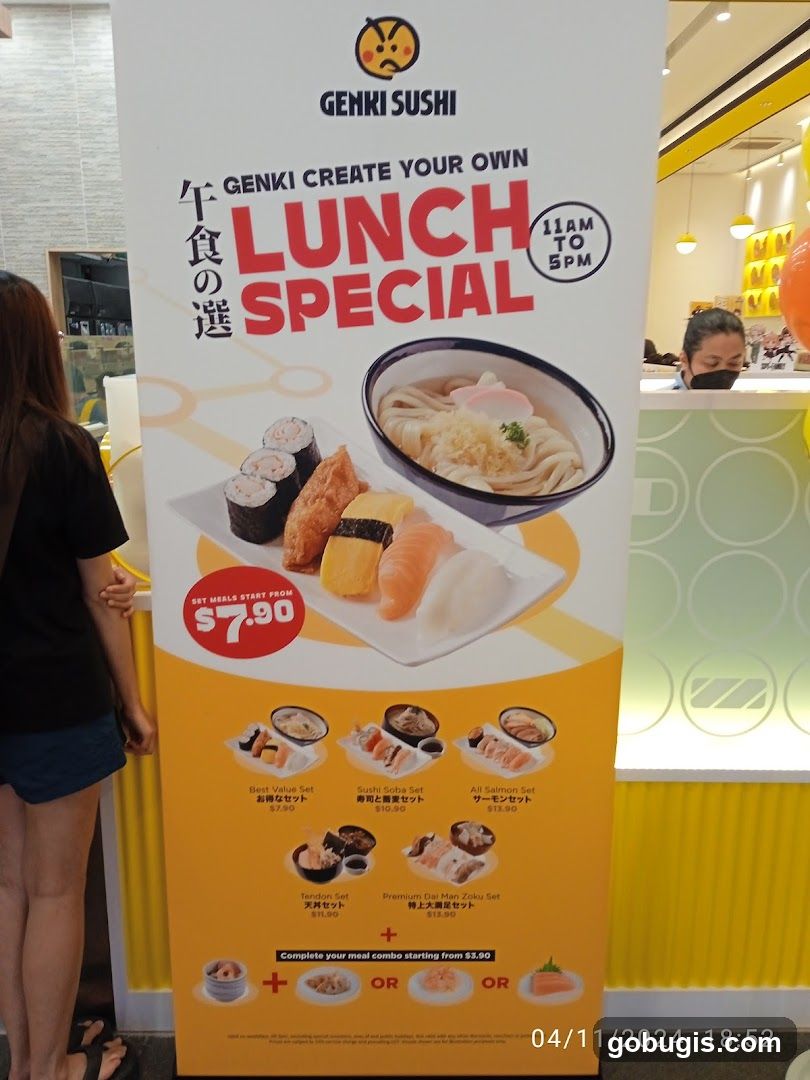 Genki Sushi Lunch Special