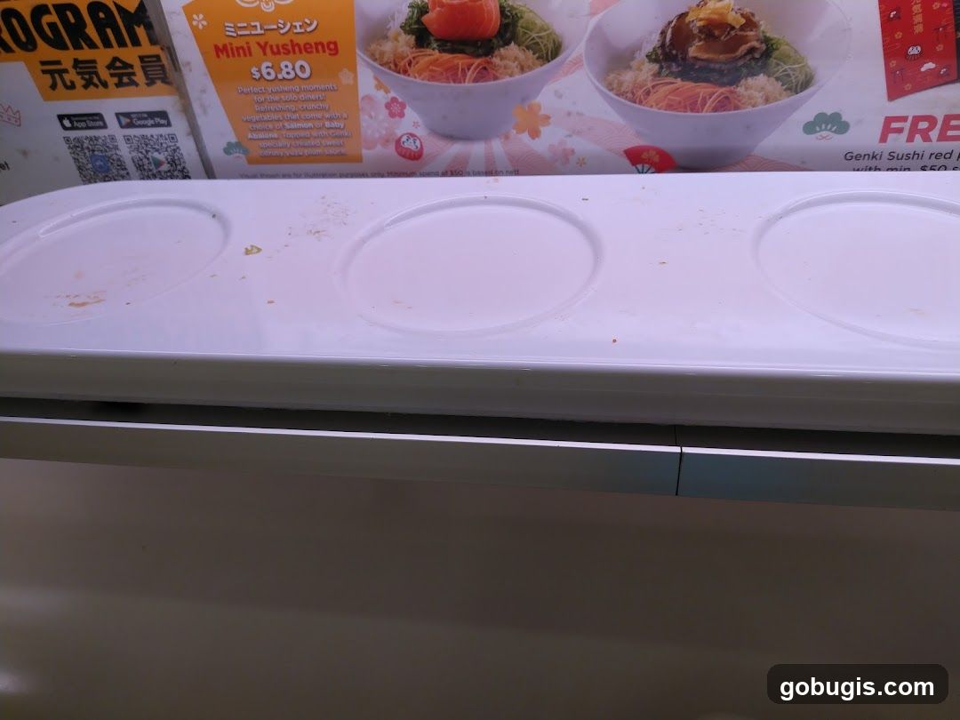 Food Display with Menu Information
