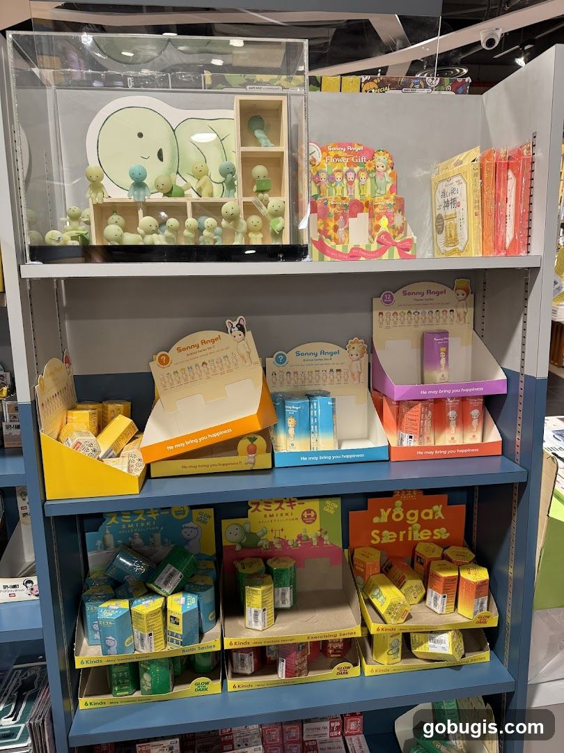 Sonny Angel and Smiski Figurines Display