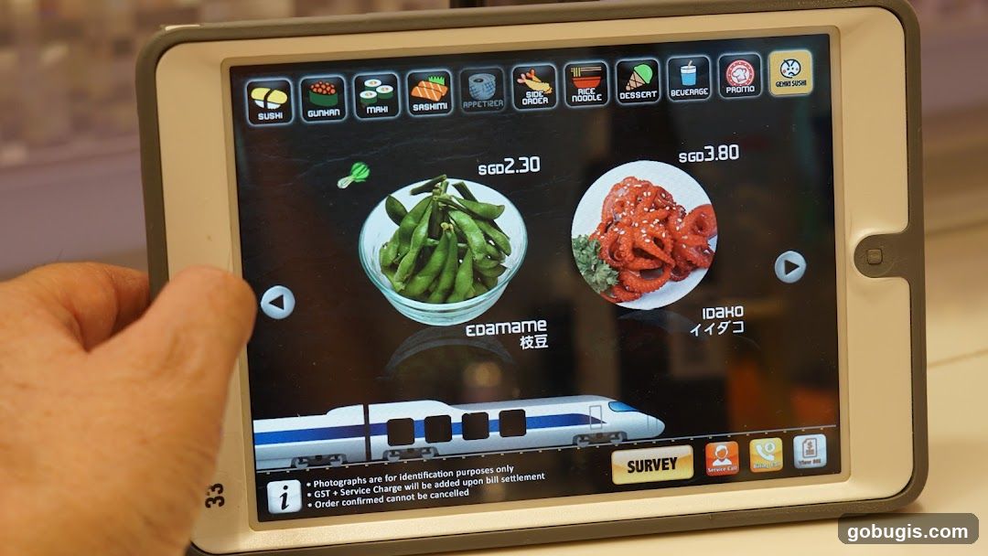 Genki Sushi Menu