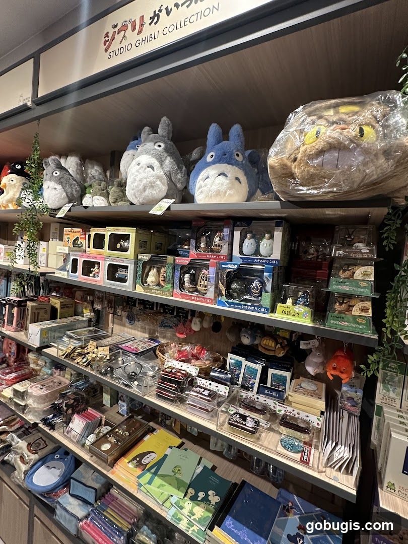 Studio Ghibli Merchandise Display