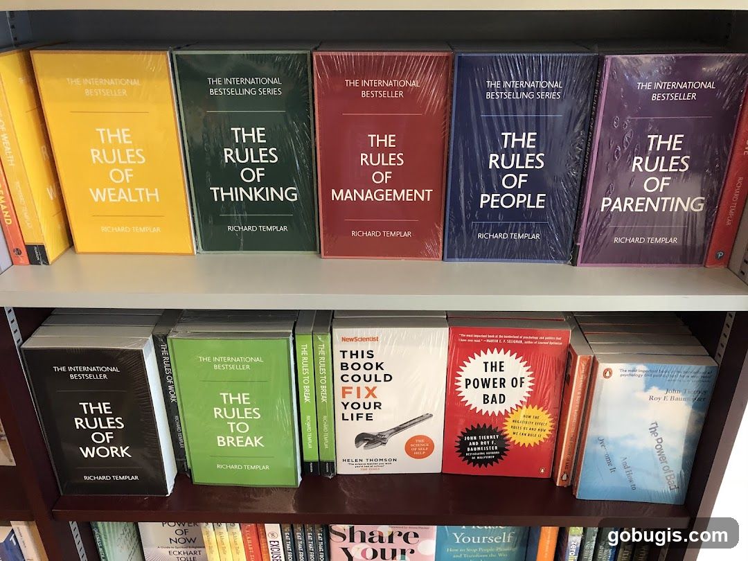 Books on Shelves