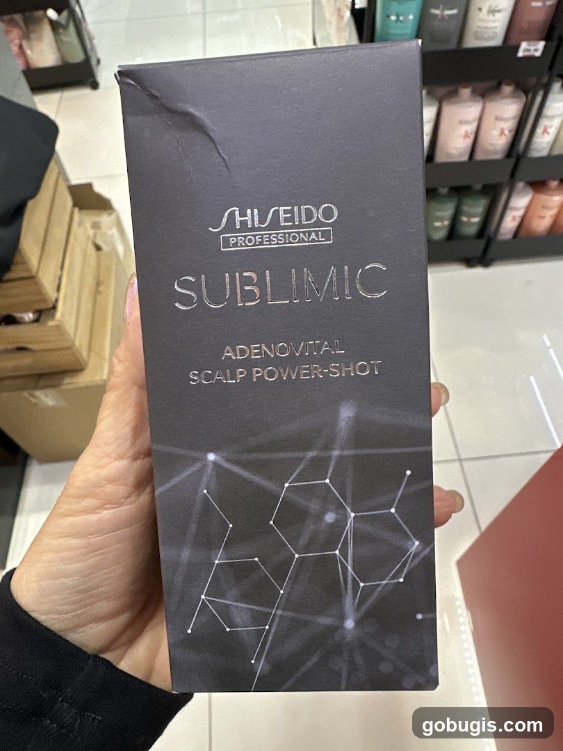 Shiseido Professional Sublimic Adenovital Scalp Power-Shot Box