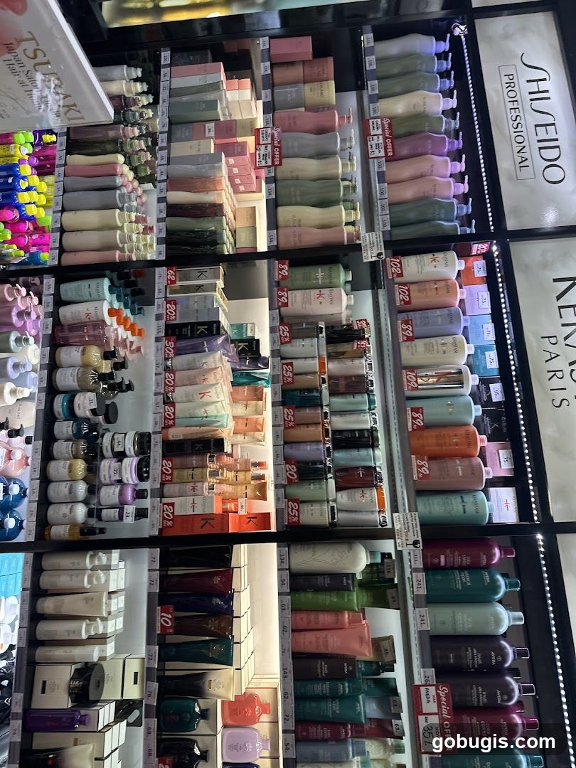 Haircare Products Display