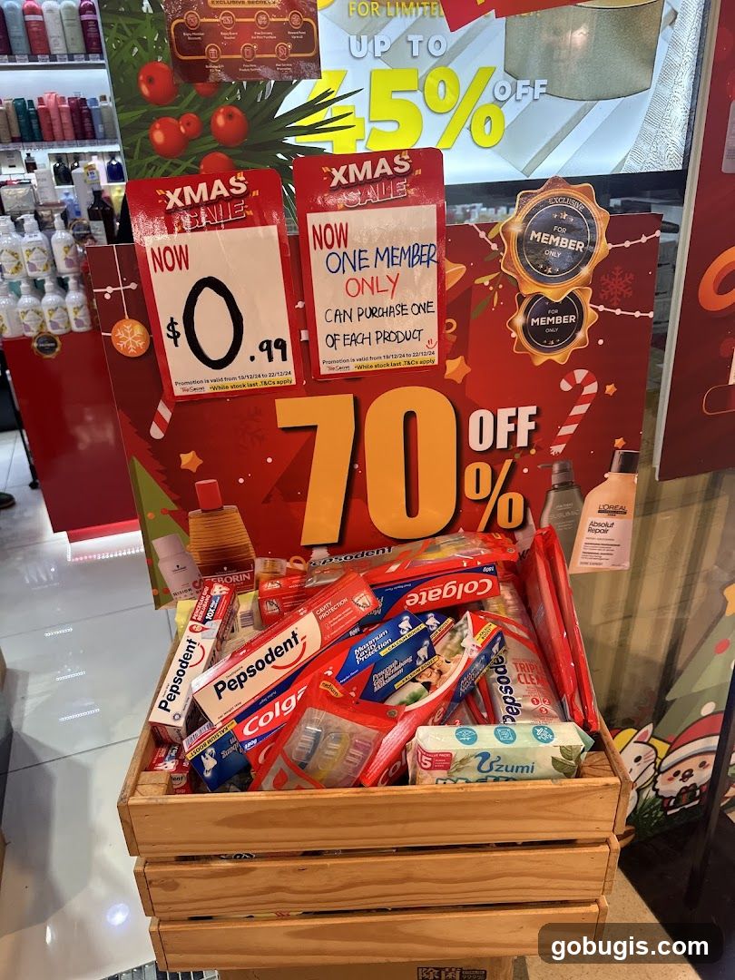 Christmas Sale Display