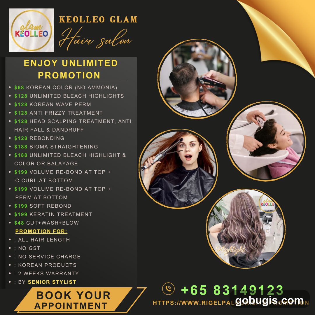 Keolleo Glam Hair Salon Promotion