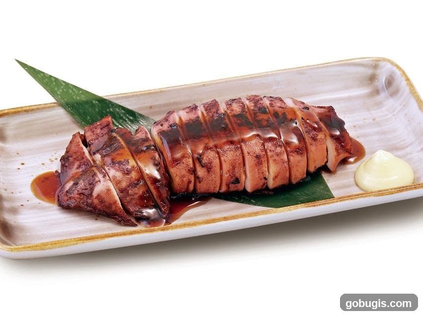 Grilled Squid with Sauce