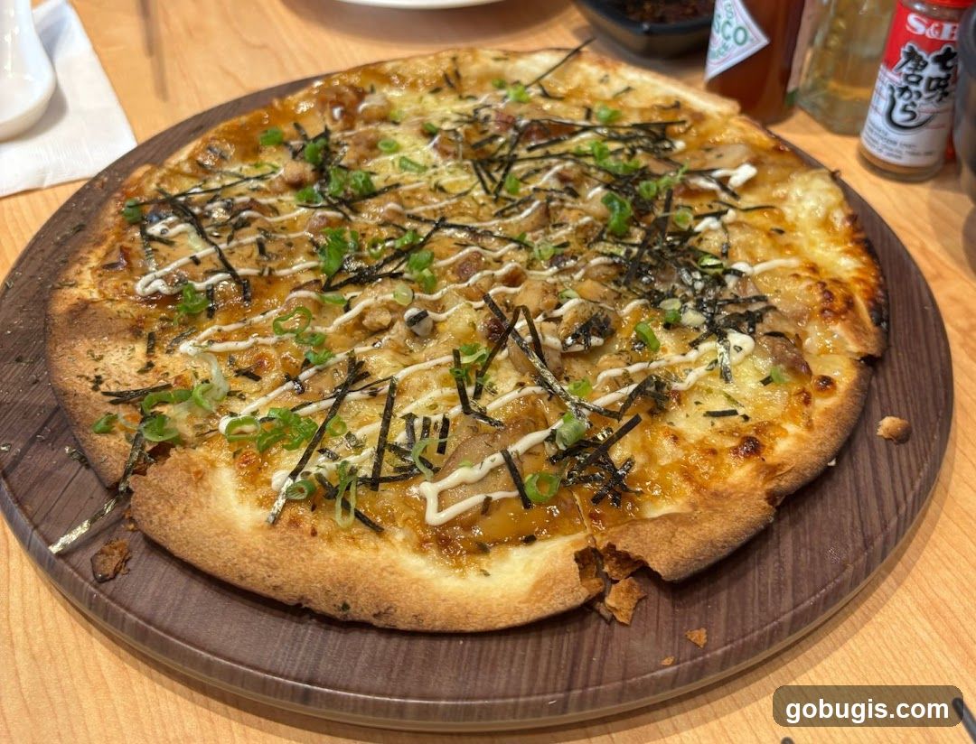 Japanese-inspired Pizza