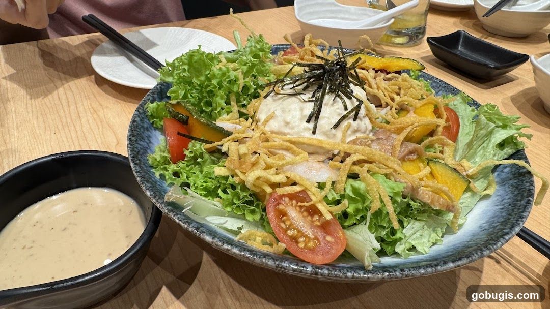 Salad with Dressing