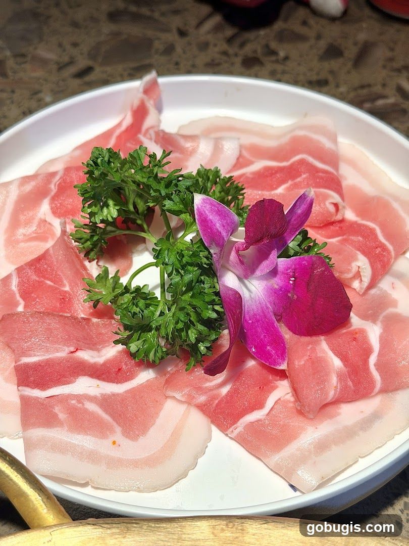 Thinly Sliced Pork Belly