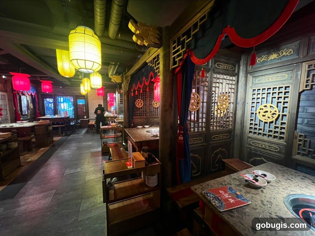Restaurant Interior with Traditional Decor