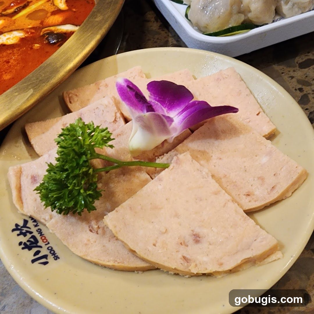 Sliced Ham with Garnish