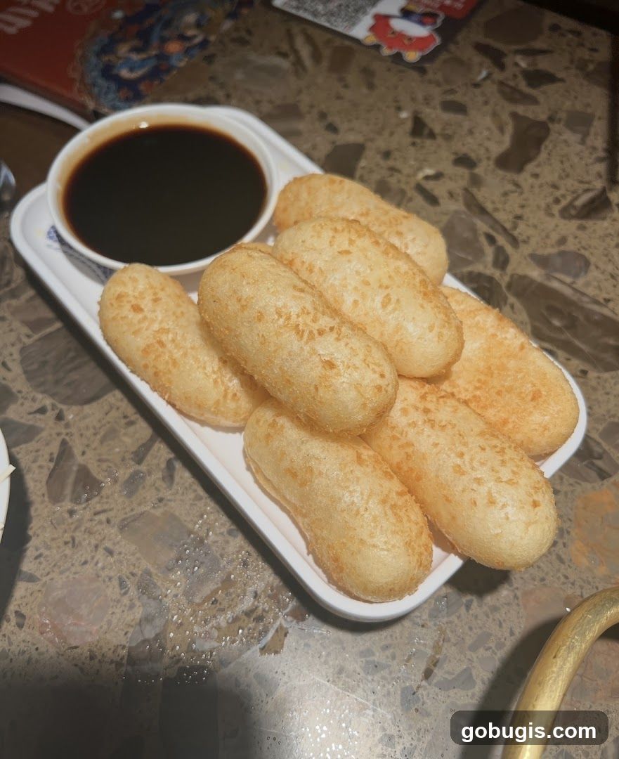 Fried Dough Bites with Dipping Sauce
