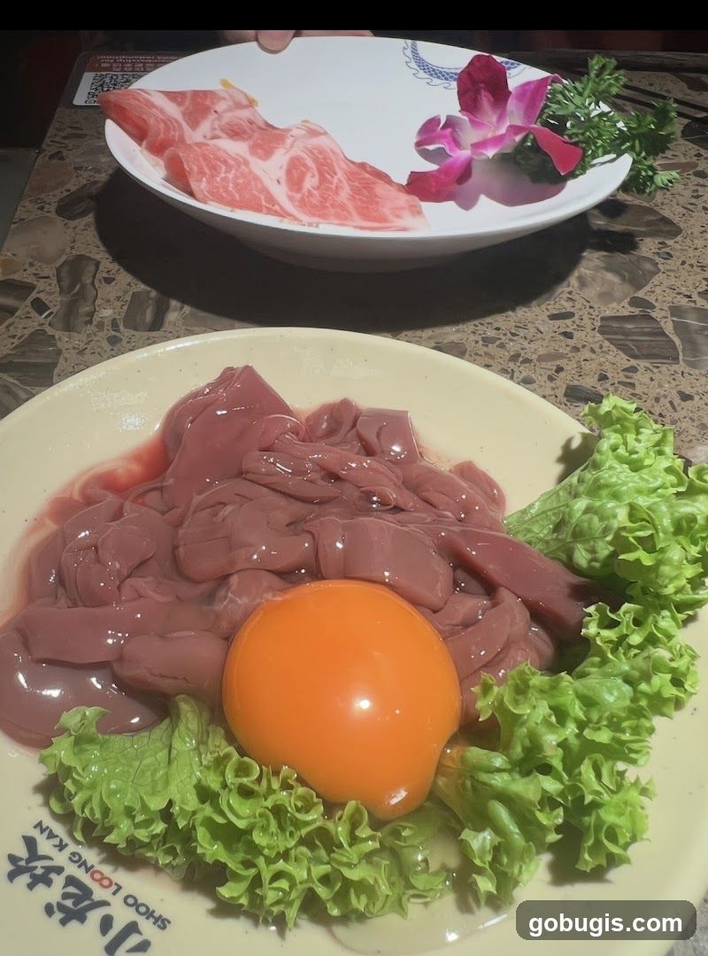 Raw Meat and Egg Dish