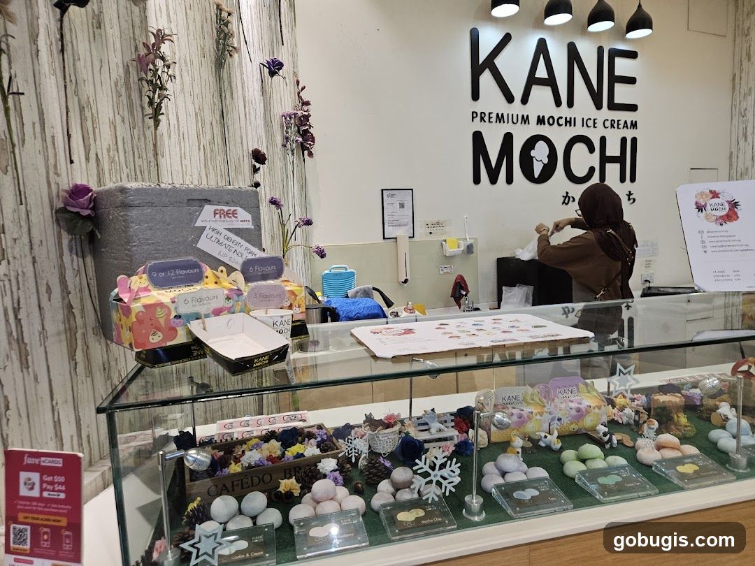 Kane Mochi Ice Cream Counter