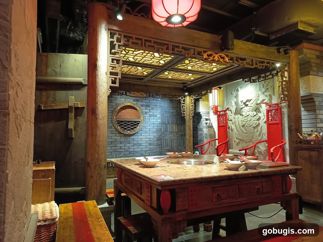 Hot Pot Restaurant Interior