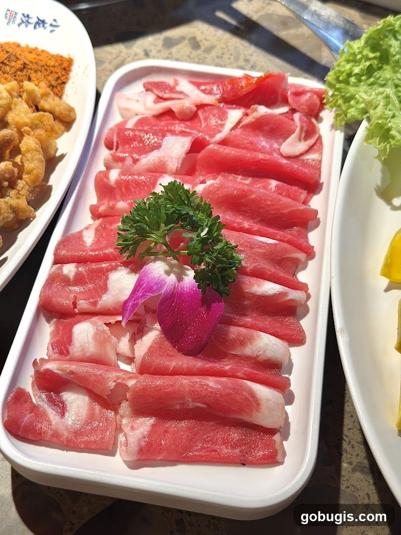 Thinly Sliced Meat Platter