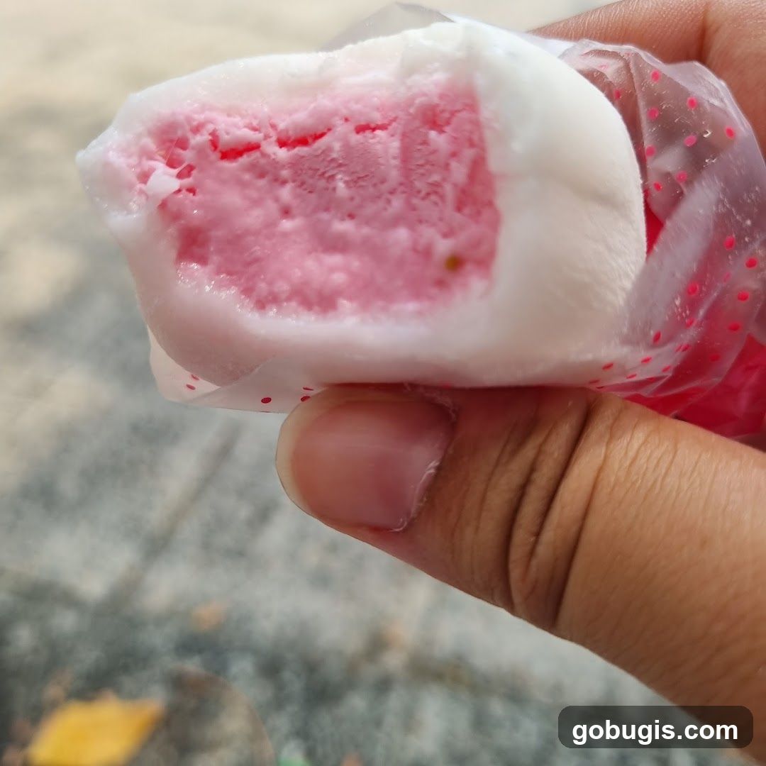 Pink Ice Cream Mochi