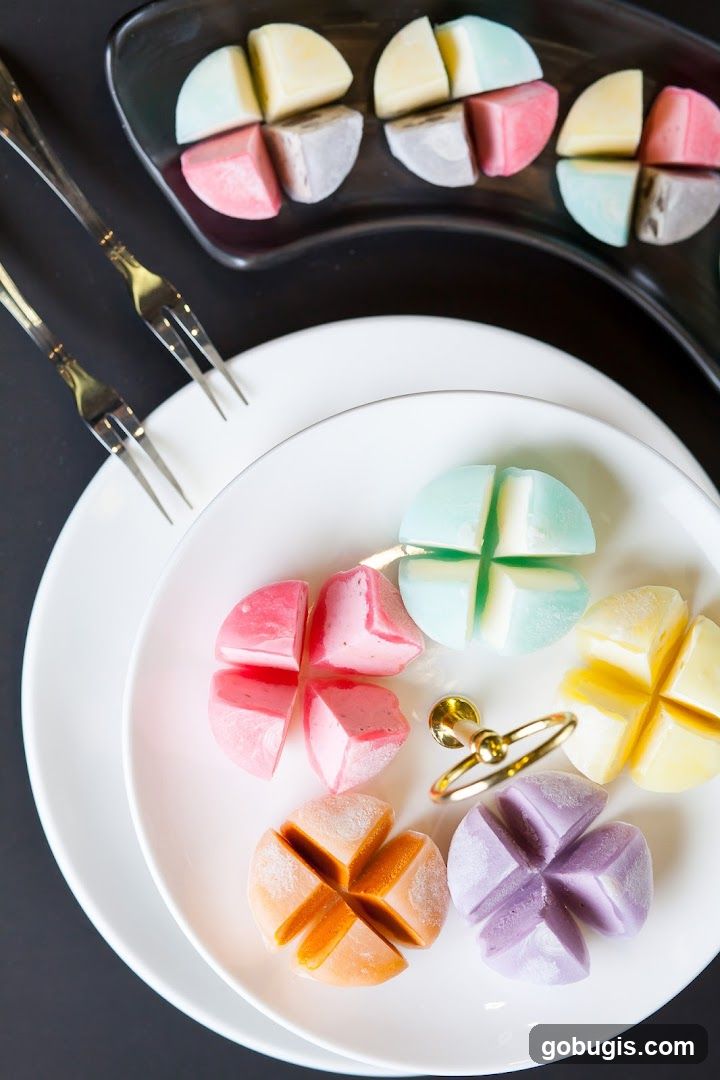 Colorful Mochi Desserts