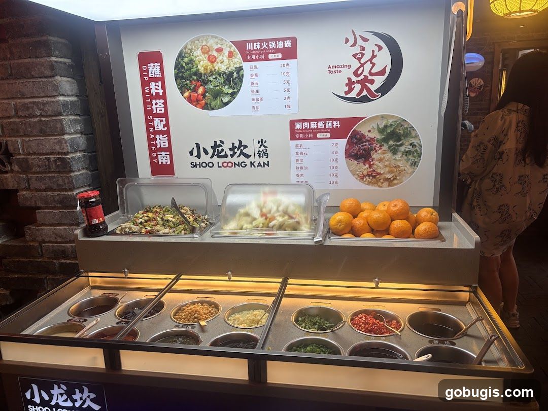 Dipping Sauce Station