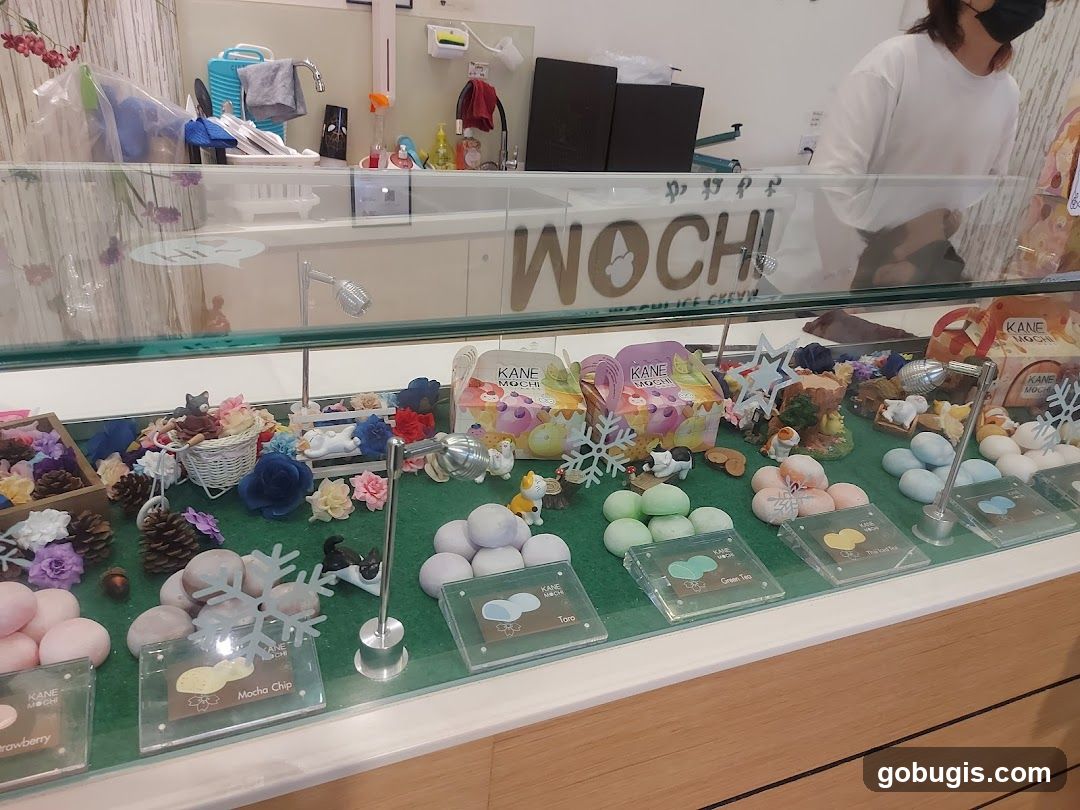Mochi Ice Cream Display