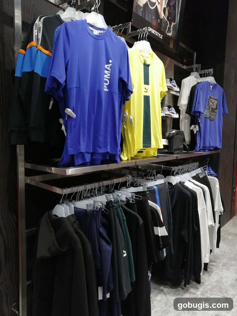 Puma Apparel Display