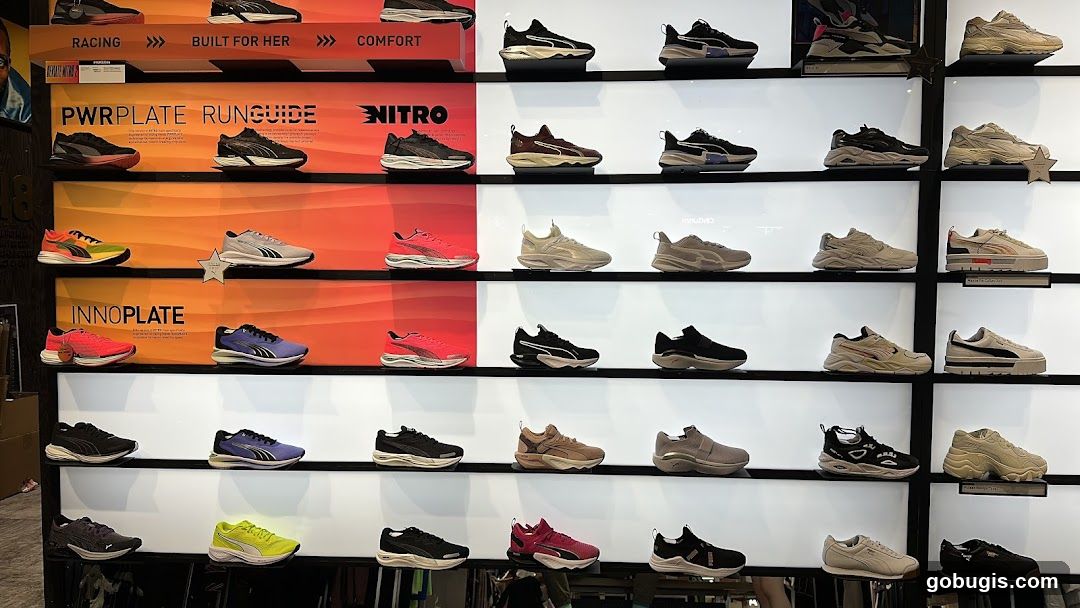 Puma Shoe Display