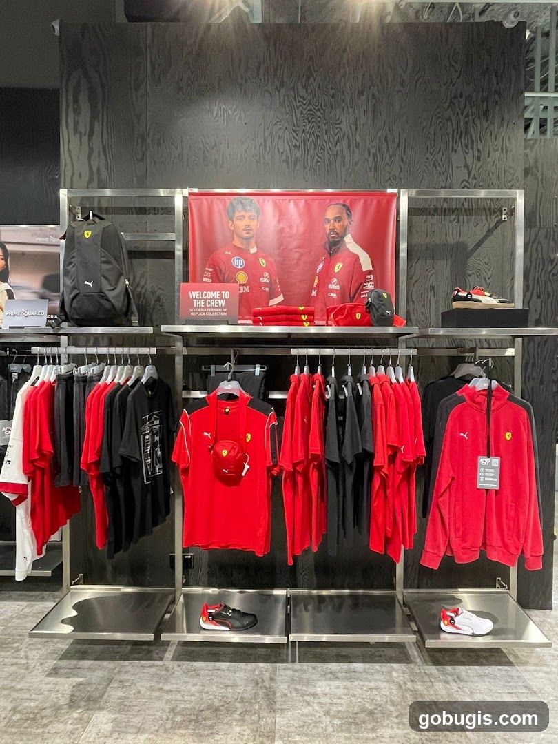 Puma Ferrari Replica Collection Display