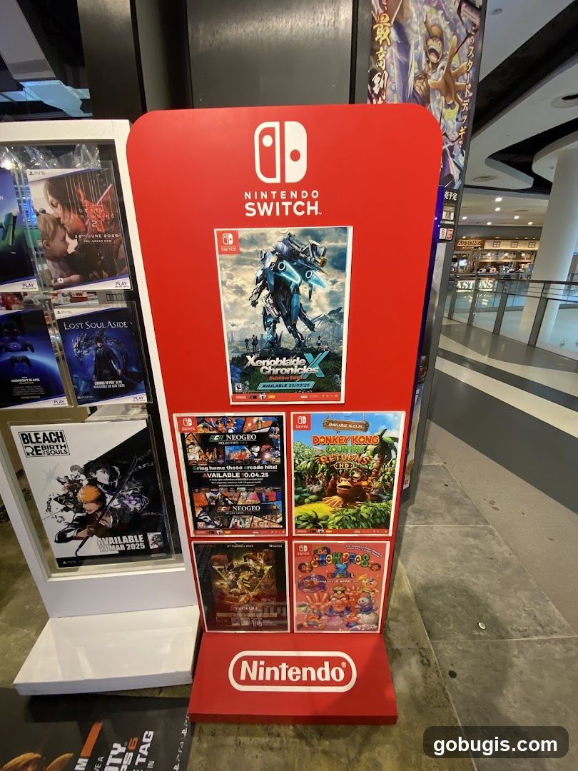 Nintendo Switch Game Display