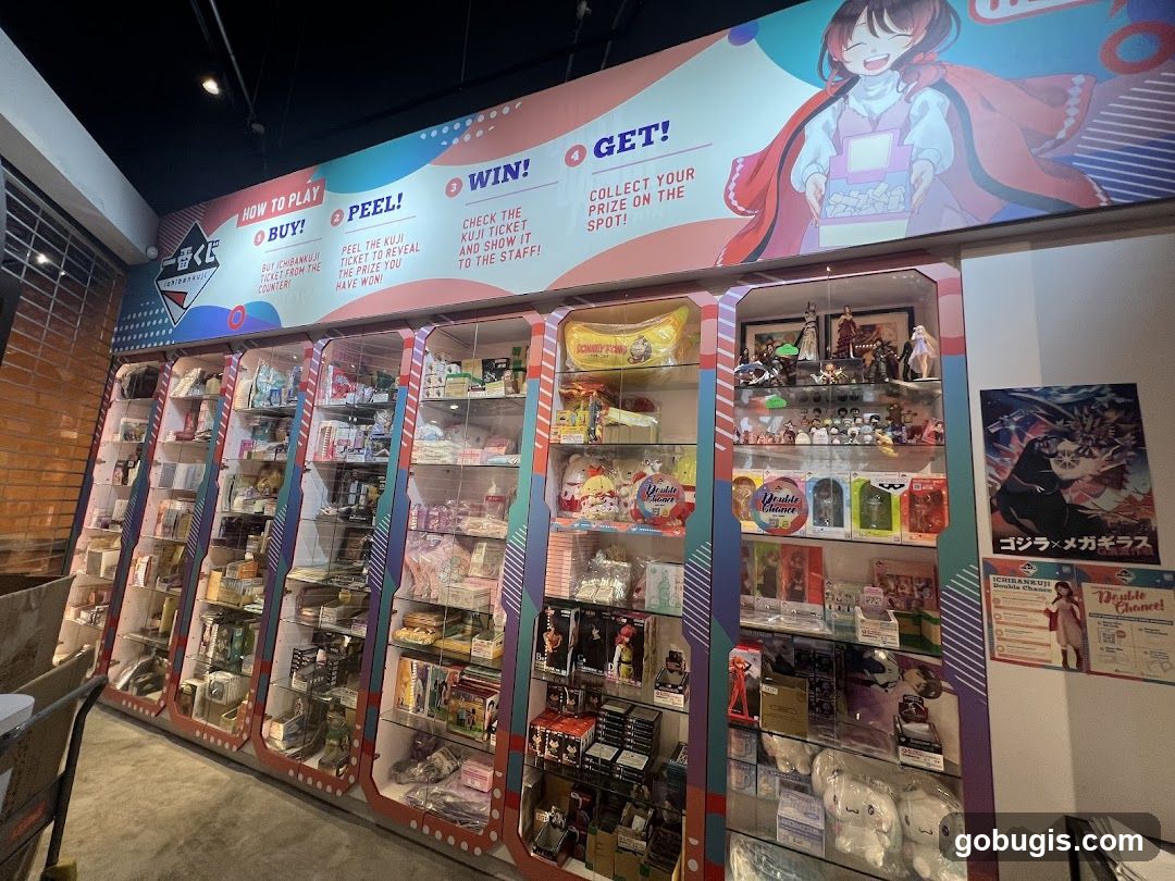 Ichibankuji Prize Display