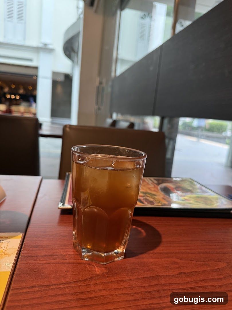 Iced Tea on Table