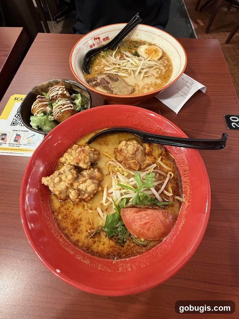 Ramen and Takoyaki