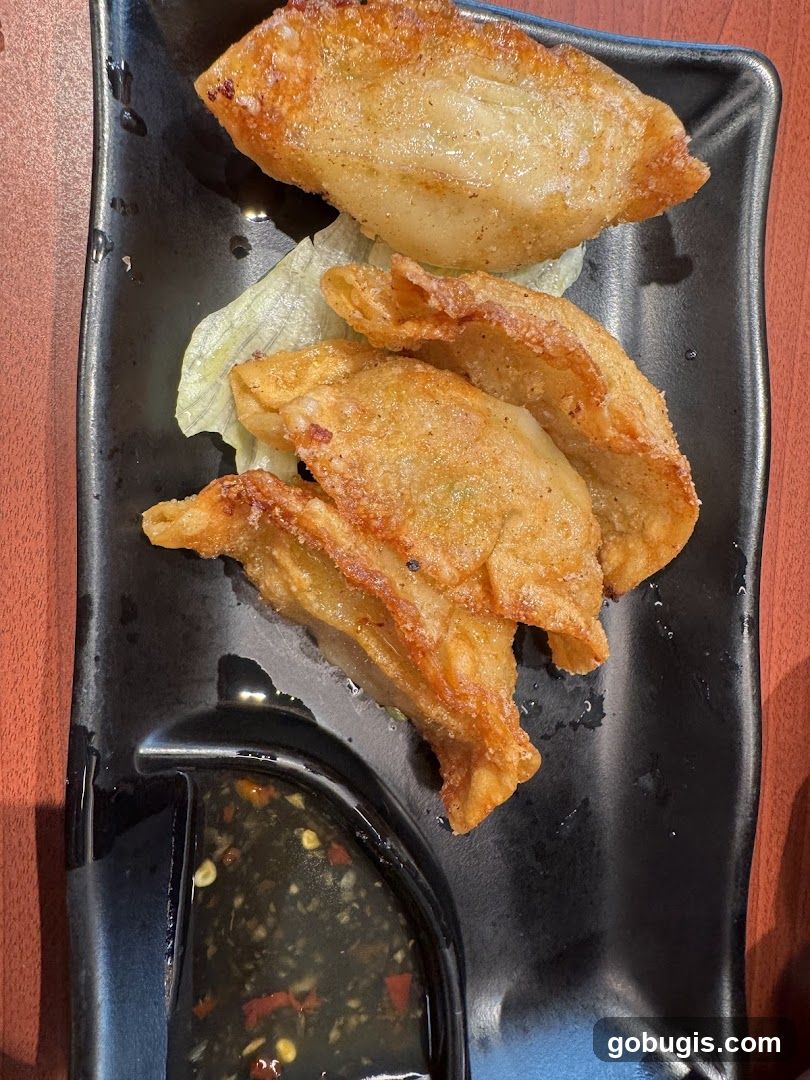 Fried Dumplings with Dipping Sauce
