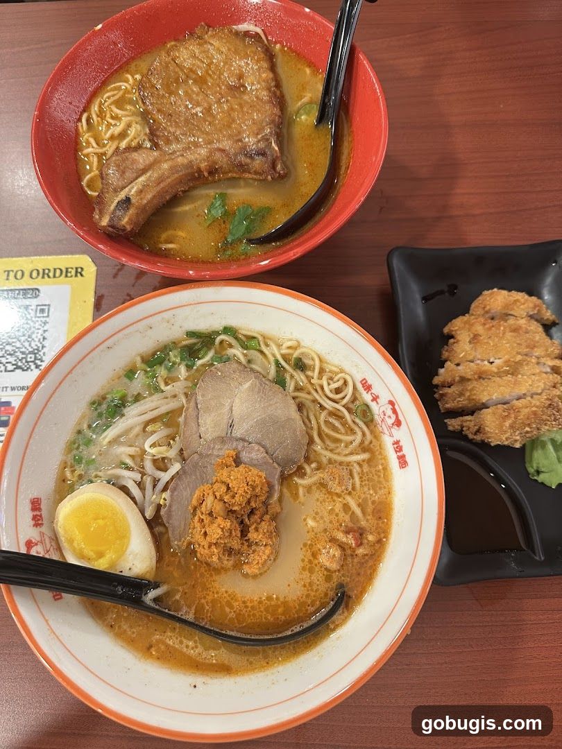 Ramen and Fried Pork